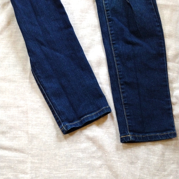 Pre-distressed Blue Fashion Nova High Stretch Jeans - Picture 3 of 4